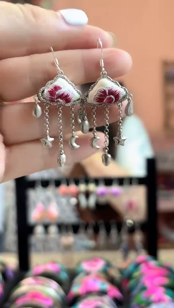 织绣艺枝独绣老绣饰品301