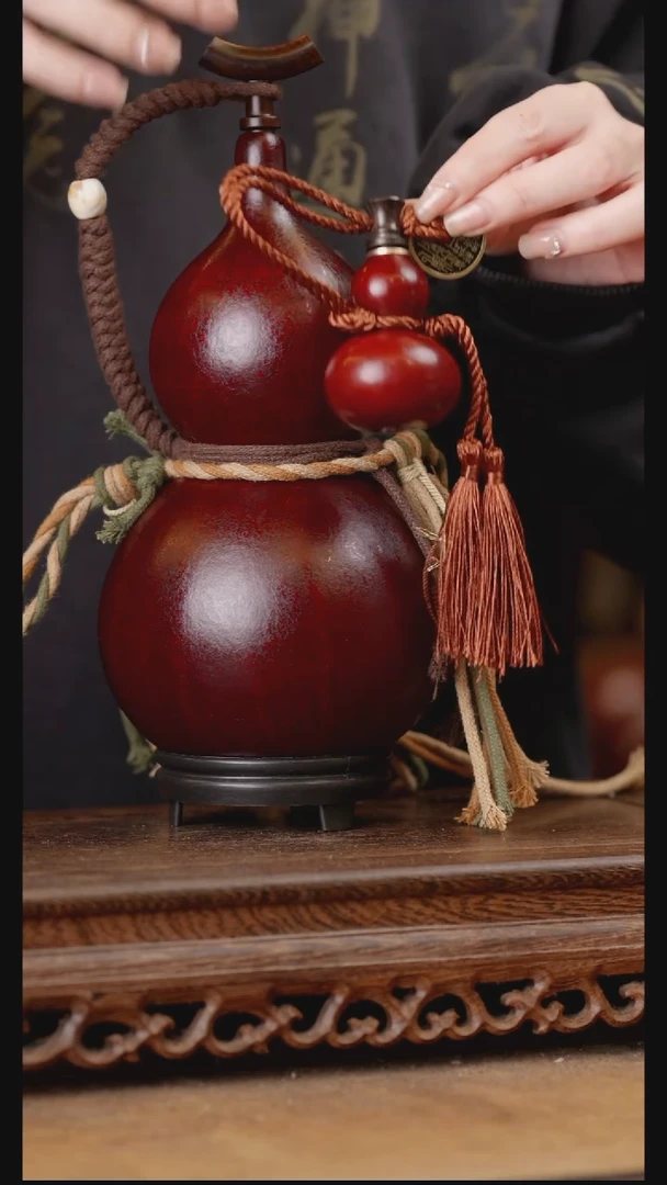 49号精品天然大漆酒葫芦一物一拍~