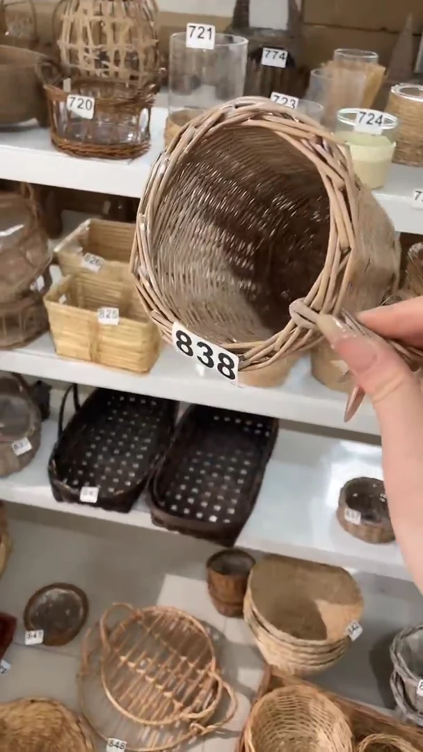 有机玻璃838号柳编收纳小框1