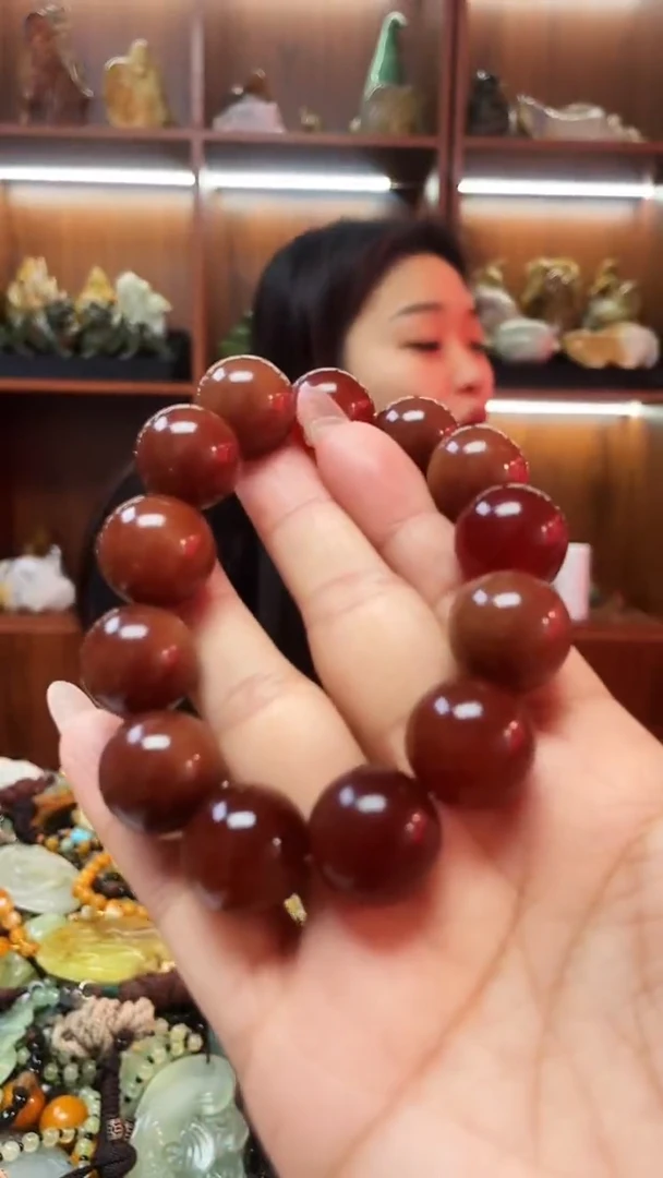 未镶嵌蛇纹石玉手串