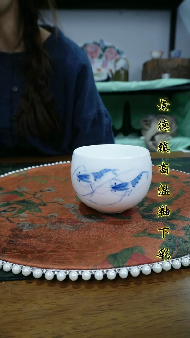 摆件陶景德镇高温瓷（大蛋蛋杯）