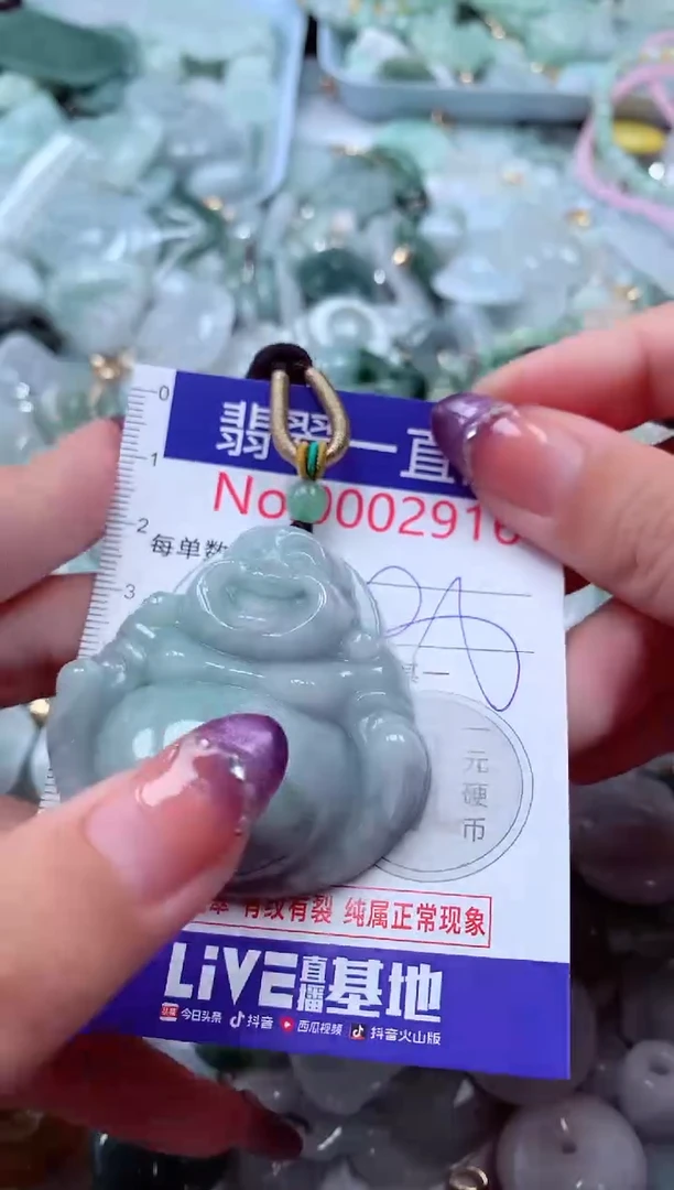翡翠未镶嵌吊坠(不含链)2916