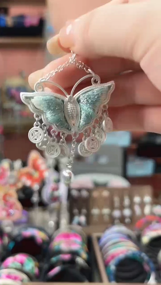 织绣a****n艺枝独绣手工饰品1