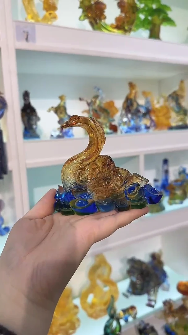 手工艺品琉璃蛇摆件