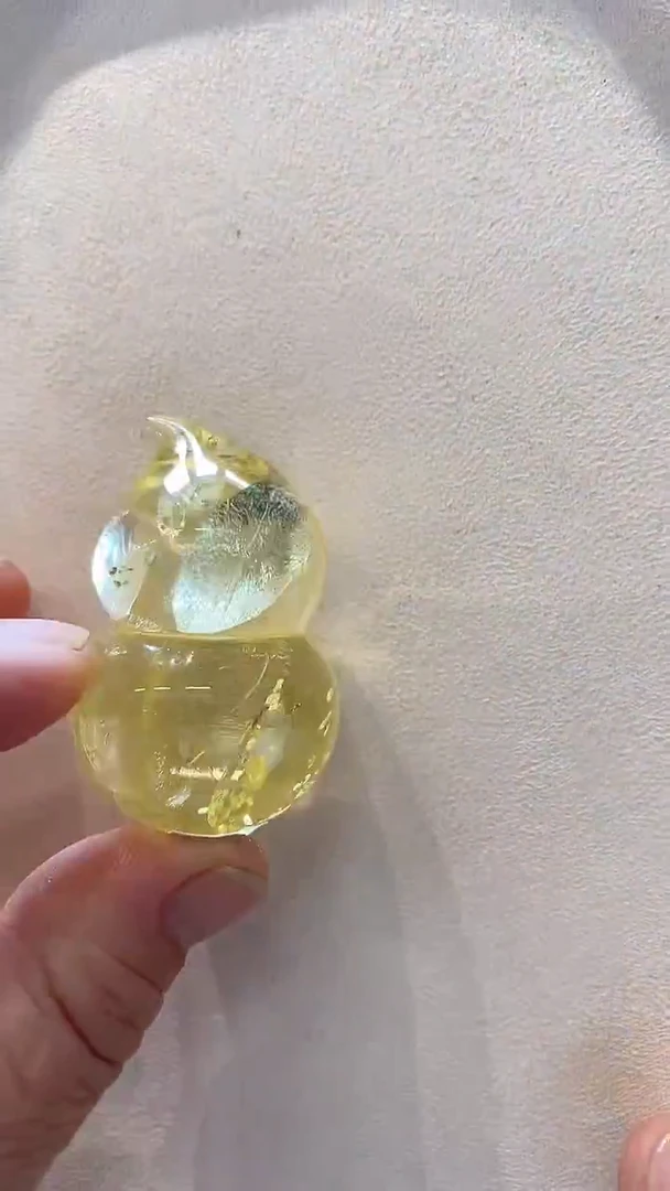 琥珀颈饰未镶嵌吊坠