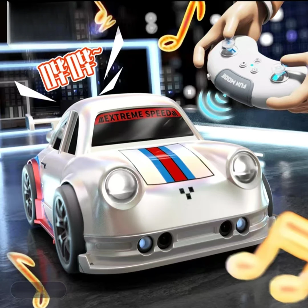 现货桌面迷你智能感应跟随遥控漂移解压电动玩具车男孩送节日礼物