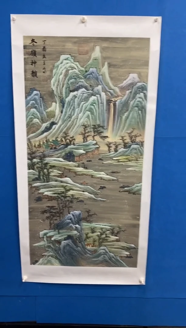 【闪购商品】国画张巨富 雪景竖版