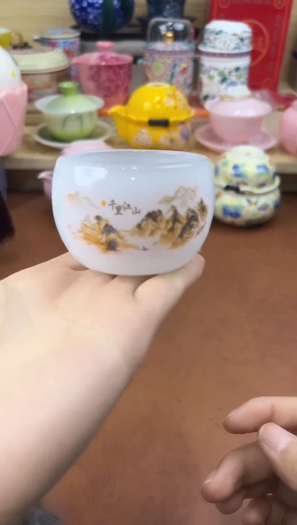 陶陶瓷茶具摆件旅行套组