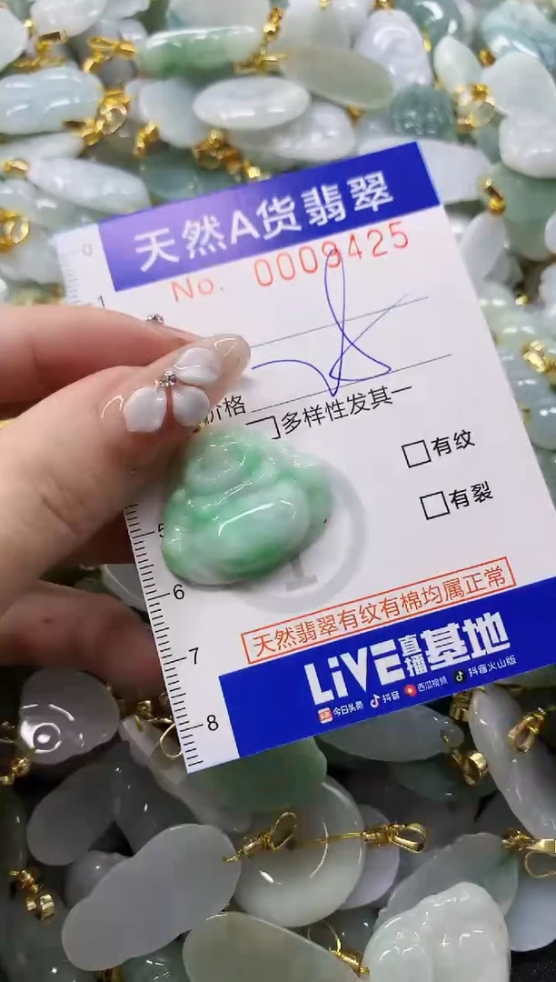 颈饰未镶嵌翡翠天然A货翡翠