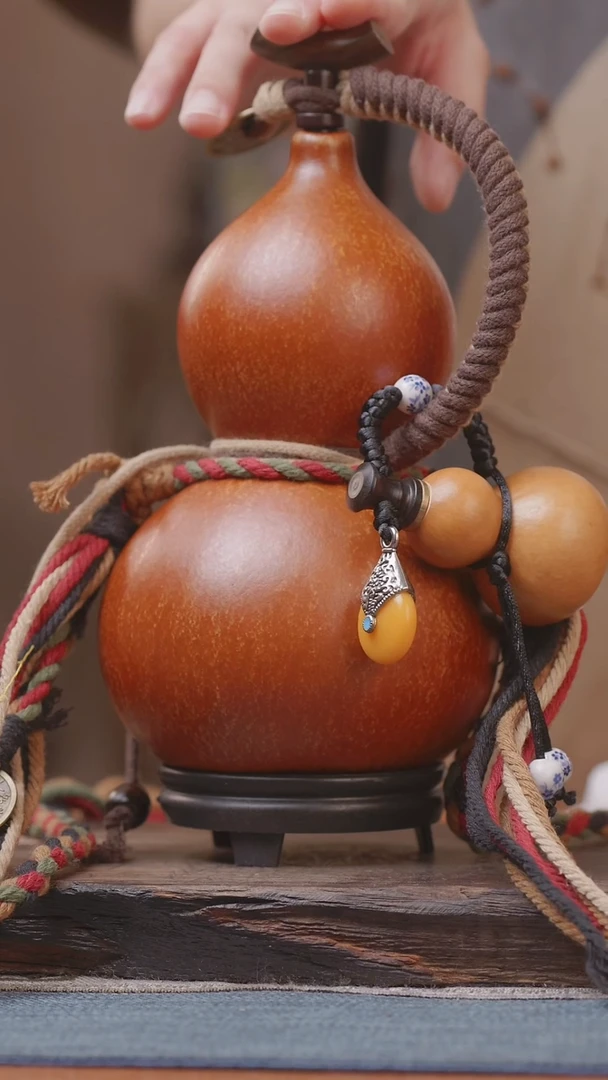 1653号精品大漆葫芦防腐防渗装水茶酒