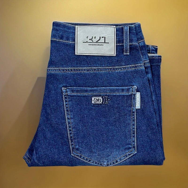 夏季薄款牛仔短裤大牛男士中裤时尚五分直筒弹力百搭