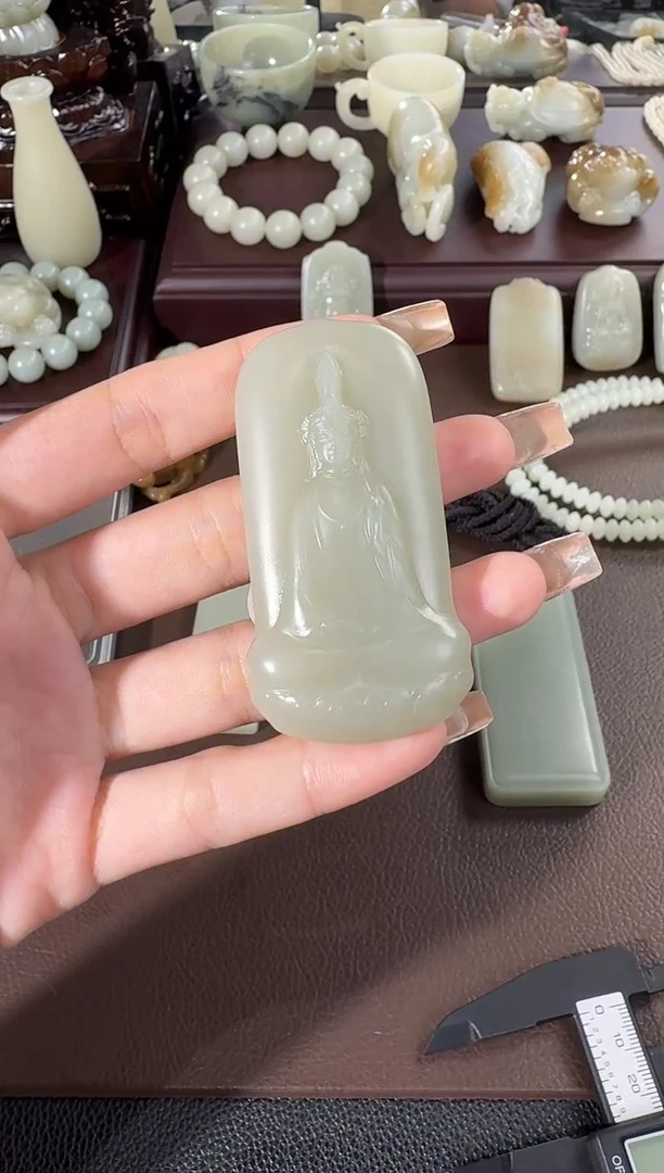 吊坠(不含链)未镶嵌和田玉9
