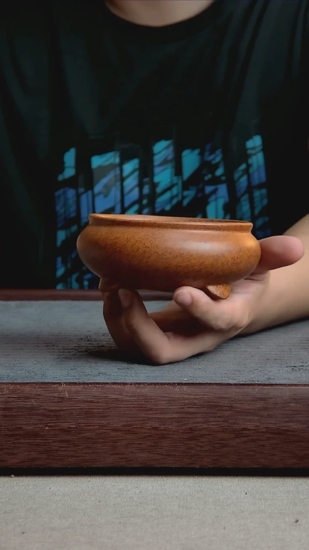 紫砂花盆9.5*4.5内径紫砂花盆