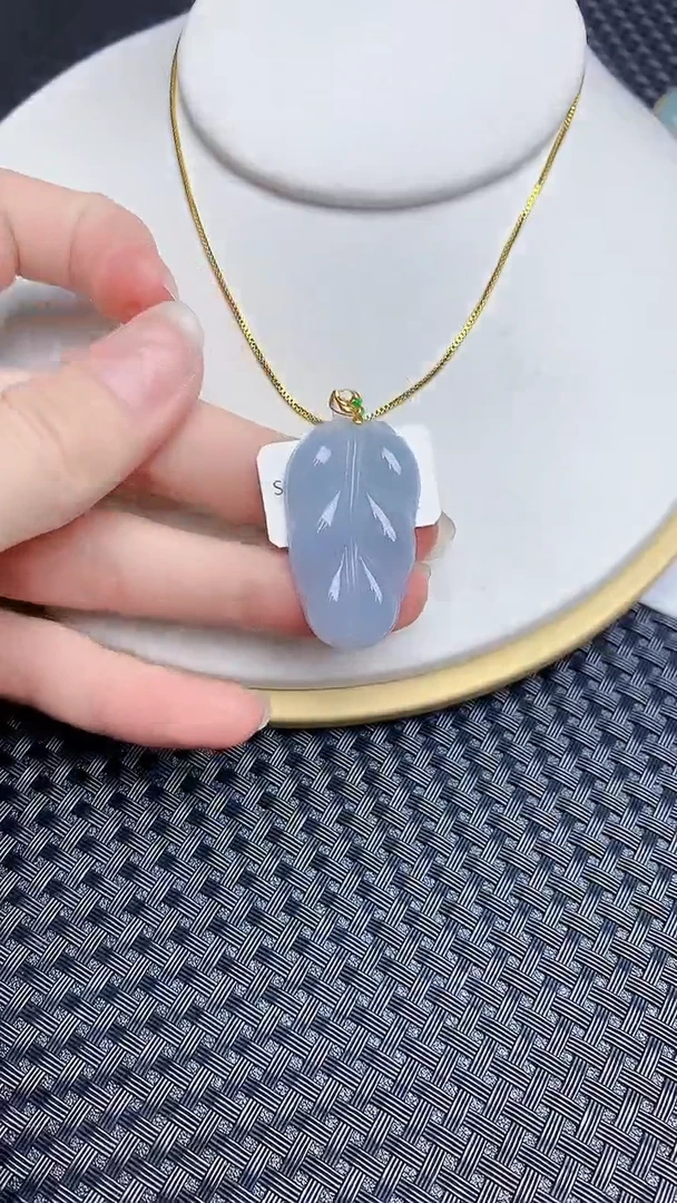 【闪购商品】翡翠颈饰18K金镶嵌534534343