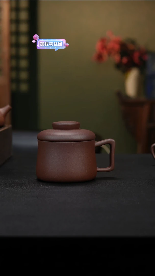茶壶紫砂?*笑萨顶紫泥0添加盖杯230cc左右