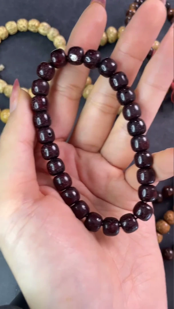 【闪购商品】星月菩提手串朱砂供星月桶珠9*8手串