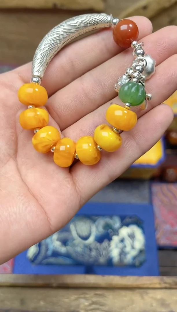 【闪购商品】蜜蜡手链未镶嵌点击链接下单即可