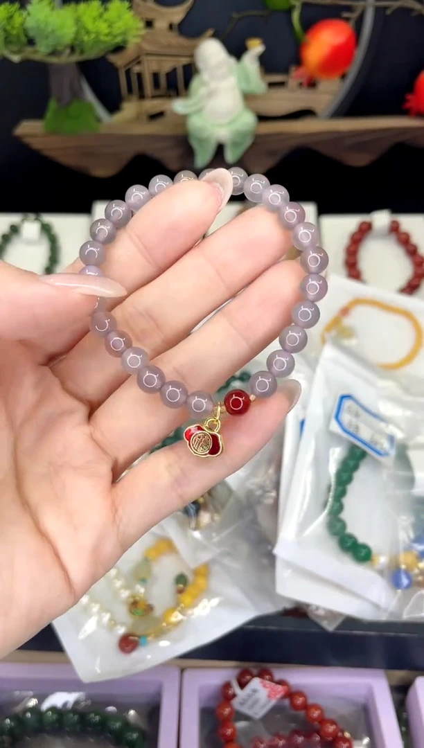 【闪购商品】玛瑙/玉髓手链合金玛瑙手链