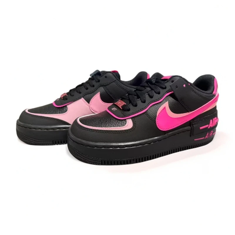 NIKE /耐克 AIR FORCE 1 SHADOW女子黑粉空军新款板鞋CI0919-006