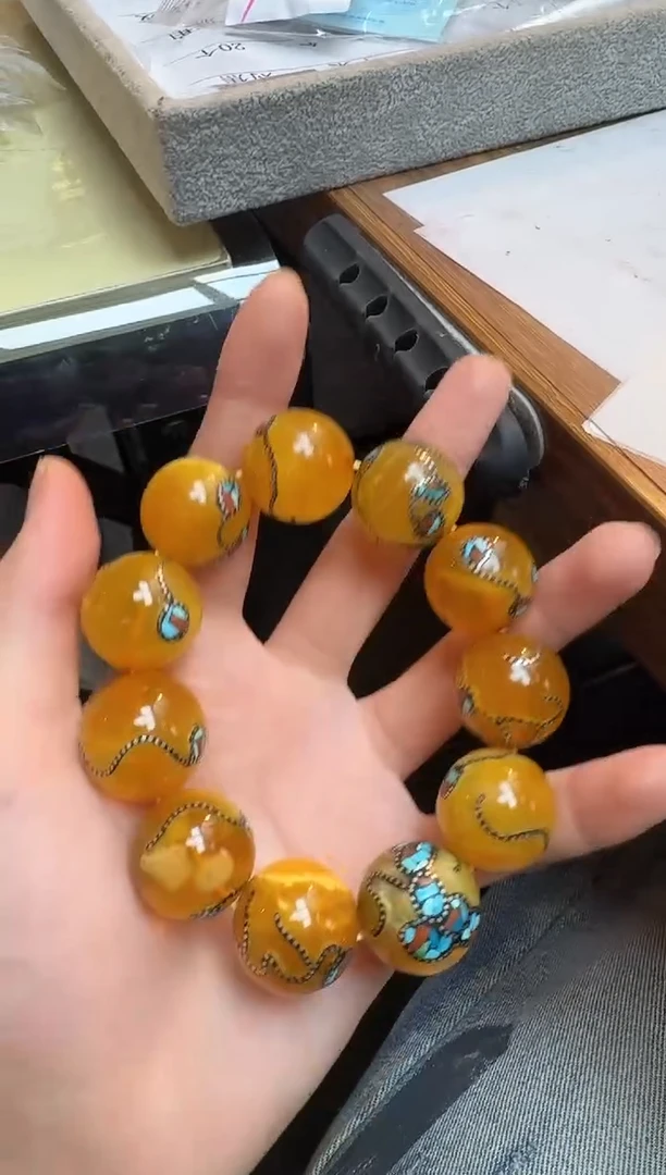 未镶嵌颈饰蜜蜡5369天然蜜蜡珠宝奇石全都保真