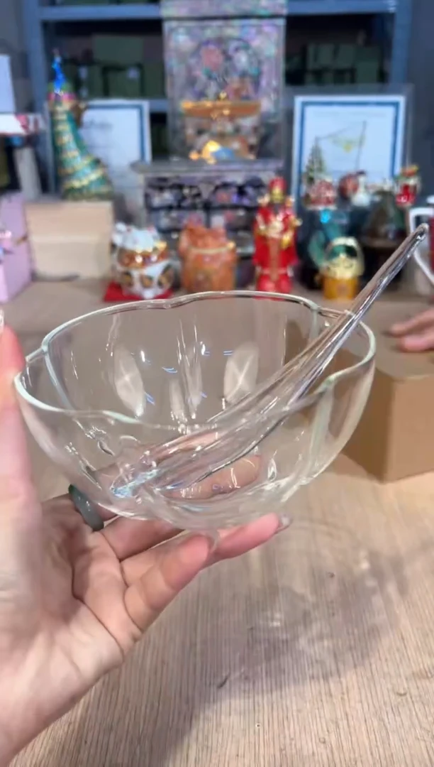 【闪购商品】杯59水晶花朵碗