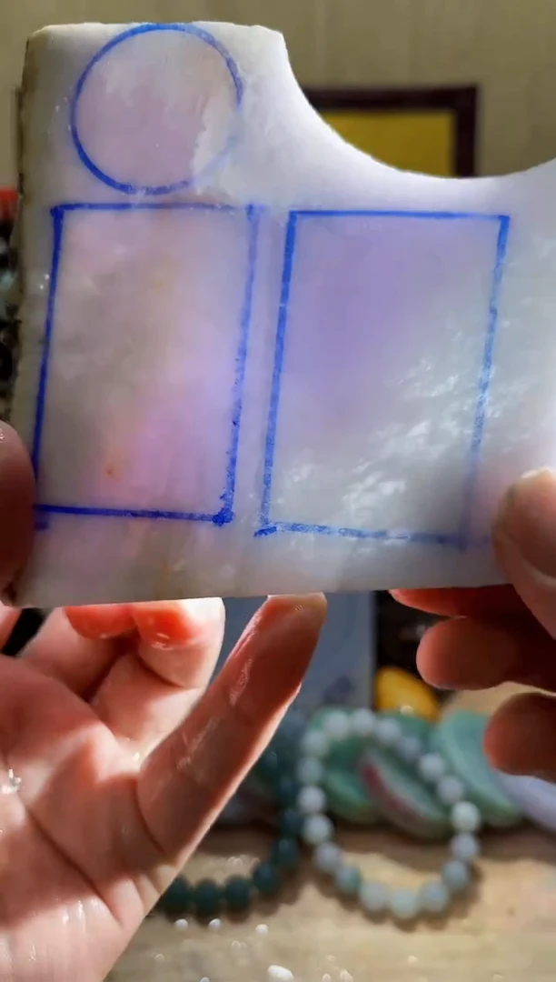 未镶嵌挂件翡翠A货常星6853