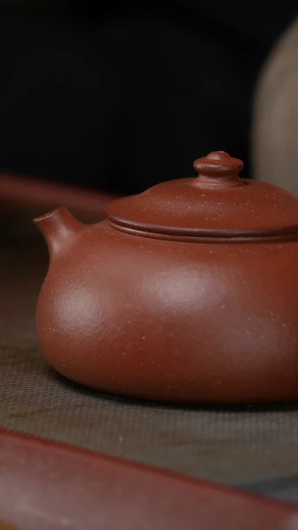 【闪购商品】紫砂茶壶寒江红降坡微瑕