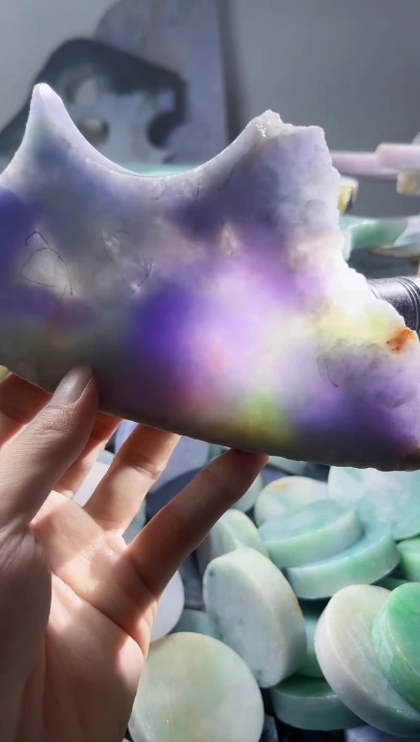 翡翠裸石缅甸翡翠A货陈51