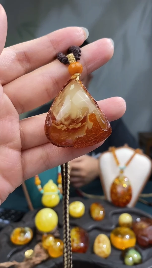 裸石琥珀未镶嵌基地发货 一物一证 顺丰包邮