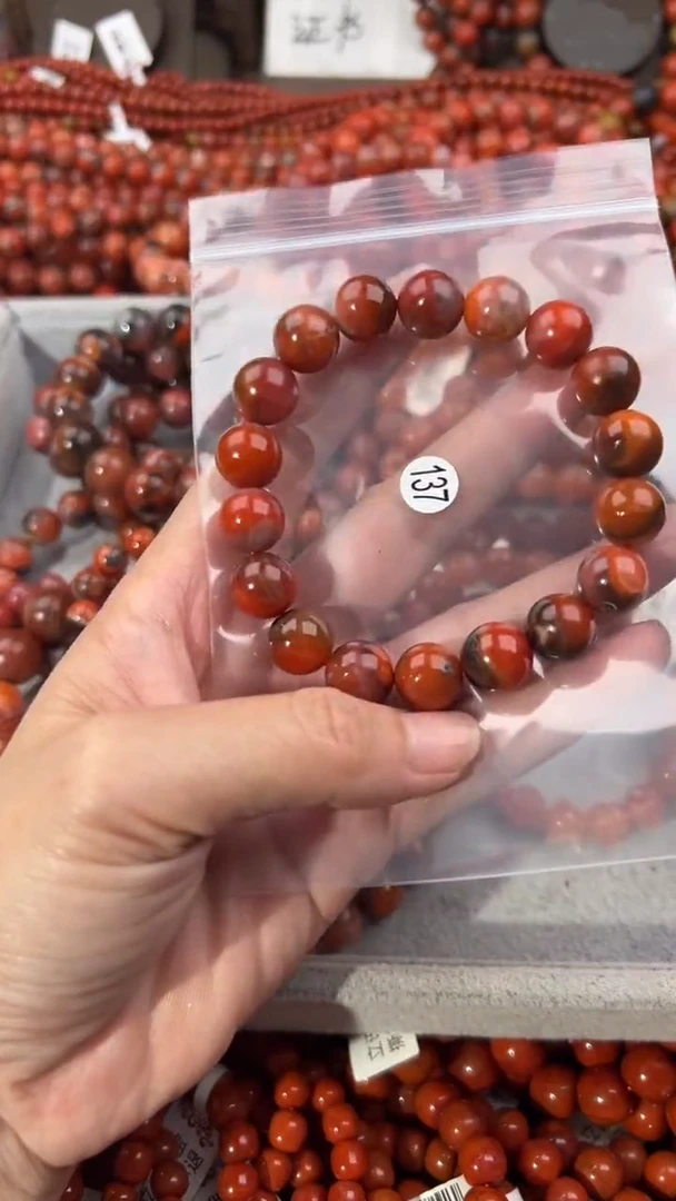 南红玛瑙手串未镶嵌11