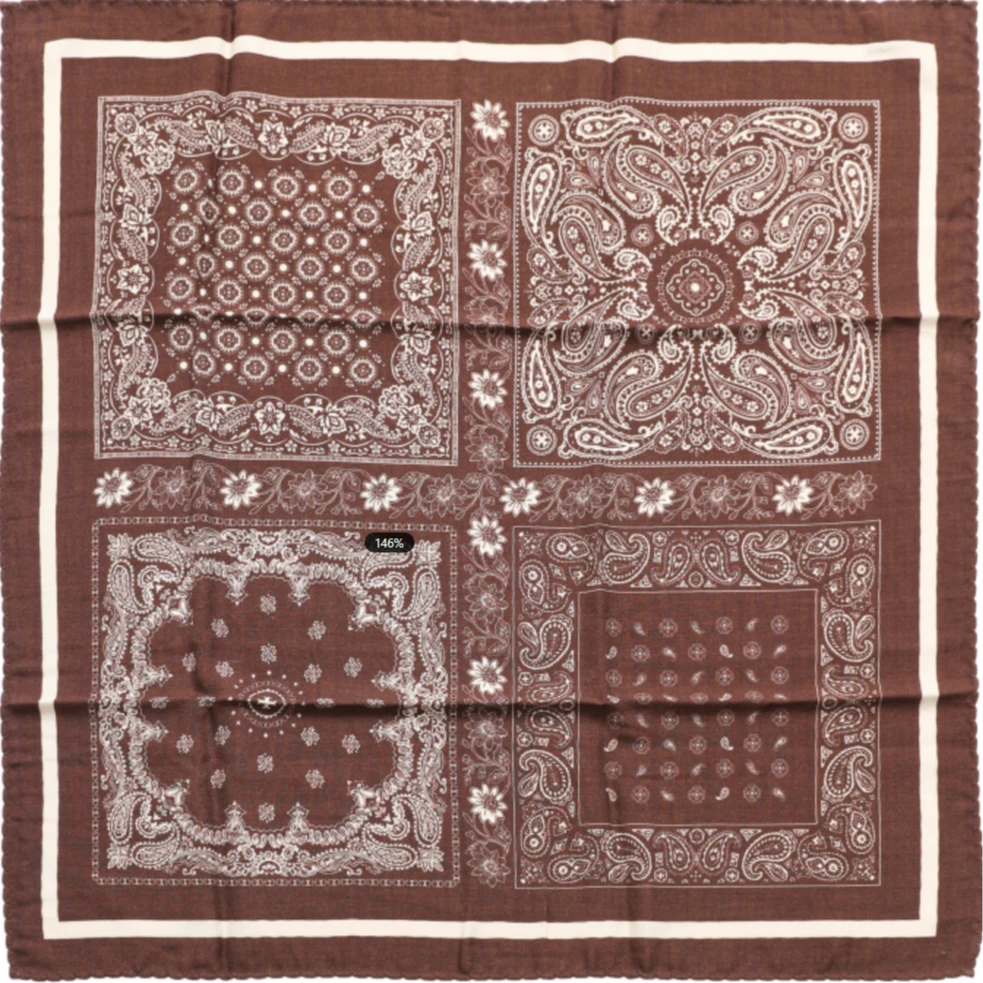 奢凌羊【馥郁腰果】95*95康赛妮纯山羊绒女士春季披肩