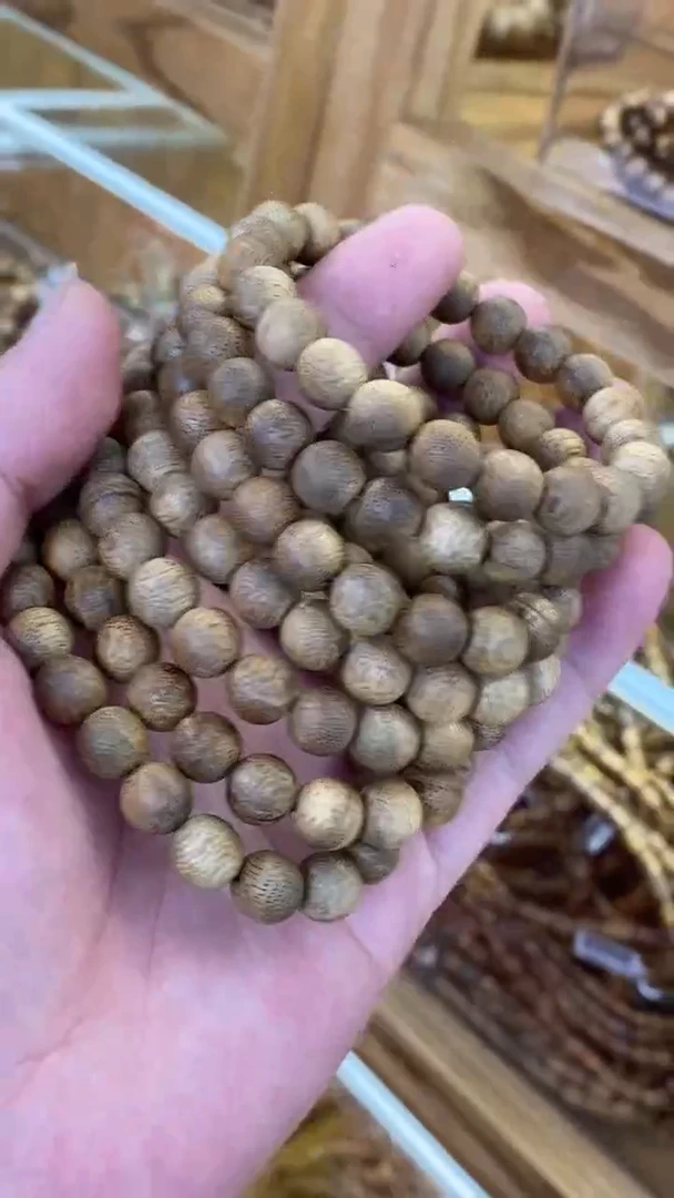 沉香手串 文莱圆珠单圈0.9多样性发其一