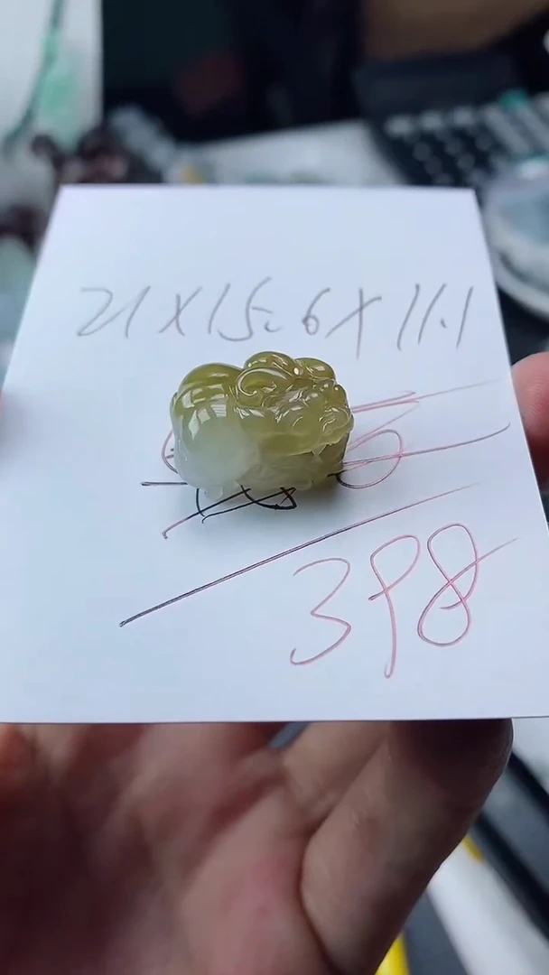 颈饰未镶嵌翡翠貔貅