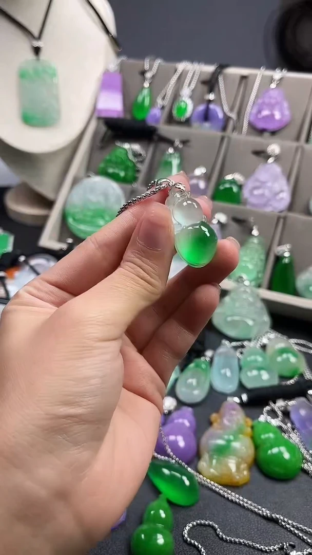 颈饰未镶嵌翡翠  所见即所得 一图一物