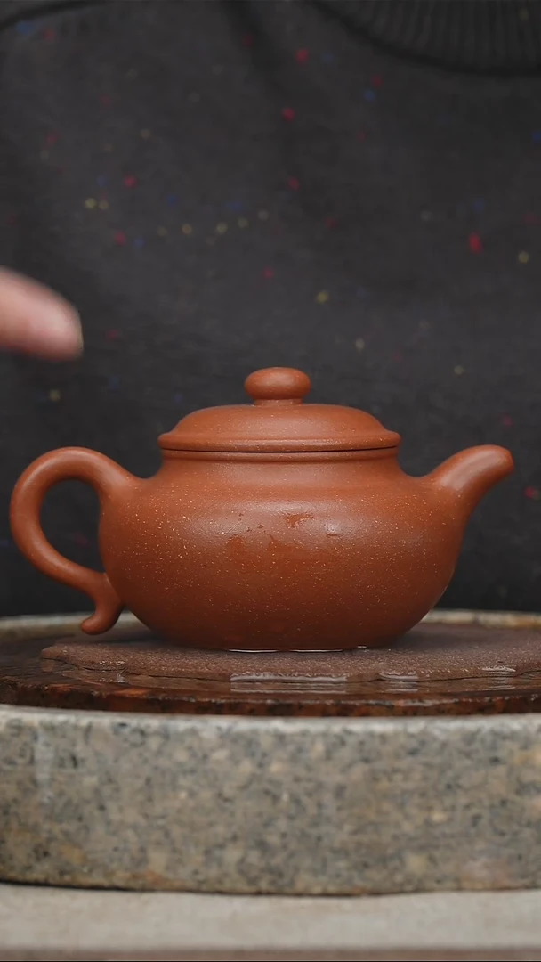 【闪购商品】紫砂茶壶宜兴原矿无添加降坡仿古220cc