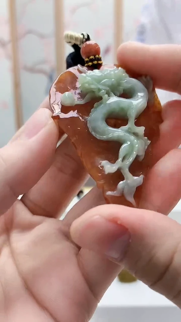 未镶嵌定制翡翠5028bb-毛货挂件91