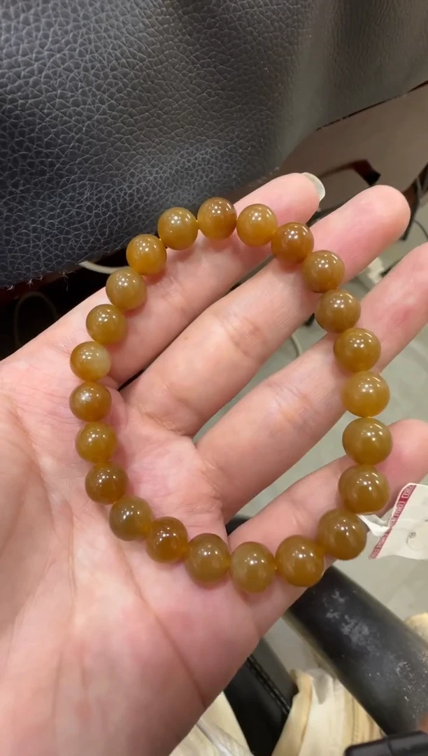 未镶嵌手串和田玉金山糖白手串（产地直发）