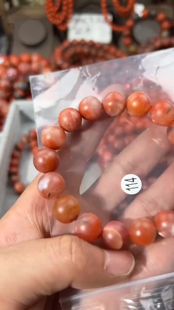 南红玛瑙未镶嵌手串12