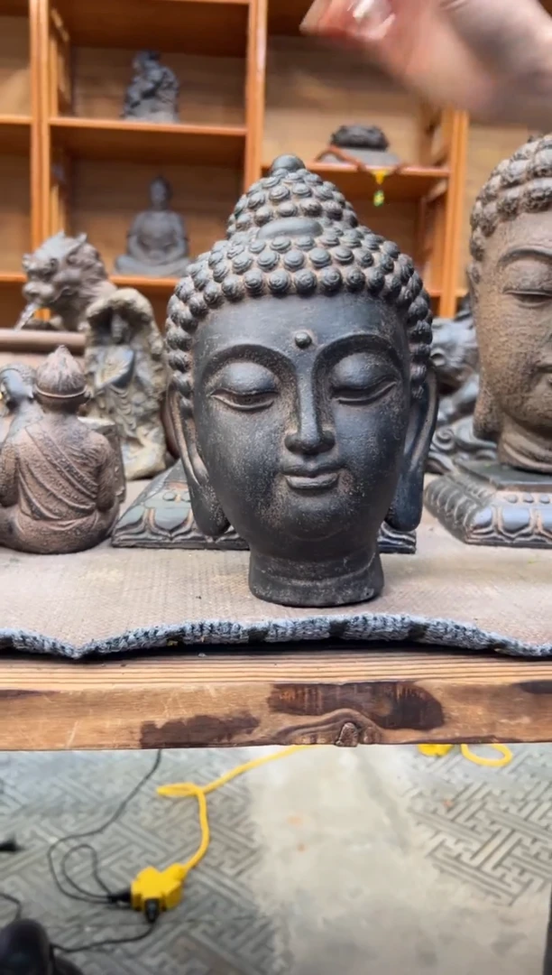 陶土【火山泥】小佛首