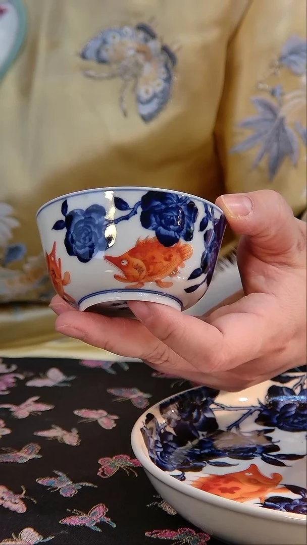 主人杯描金鱼70毫升、、、、、、、