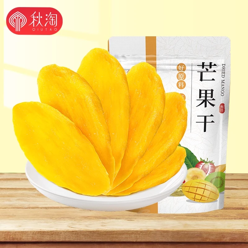 【秋淘】东南亚风味大片芒果干400g净含量大果原味新鲜软糯零食_kk