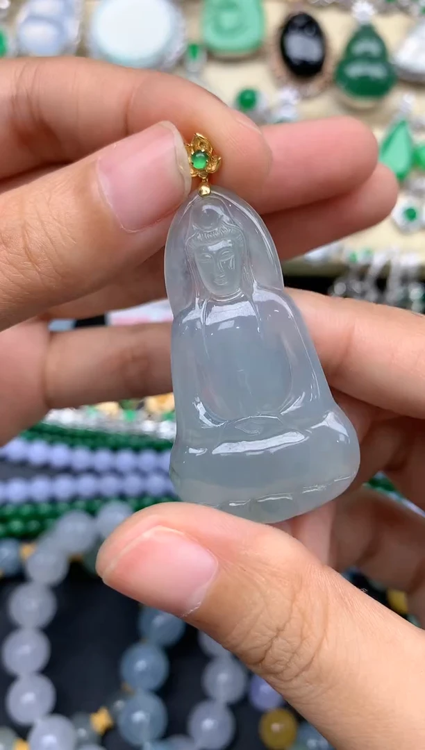 【闪购商品】翡翠颈饰18K金镶嵌269-中国好珍宝