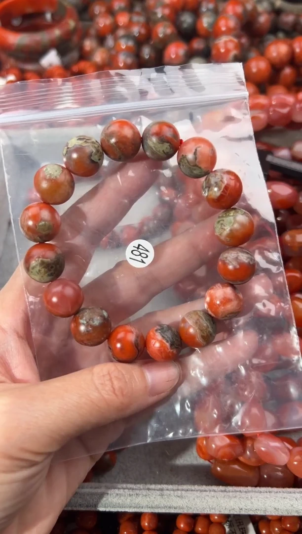 南红玛瑙手串未镶嵌13
