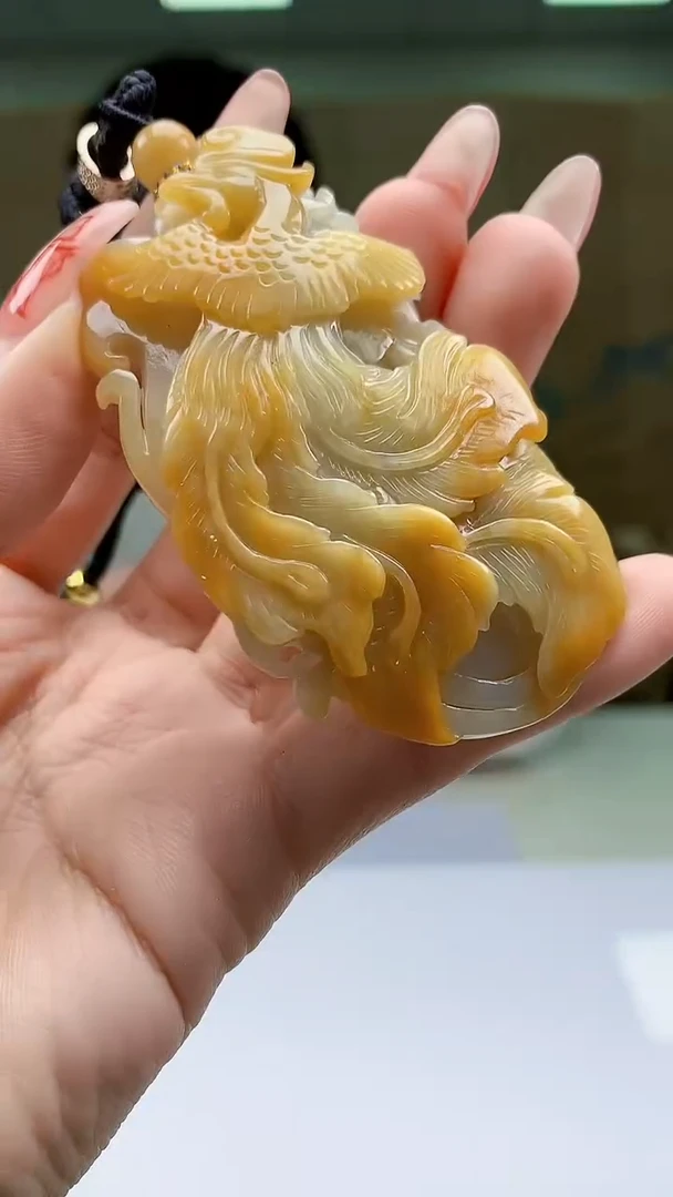 【闪购商品】定制翡翠未镶嵌5028ty-毛货挂件160