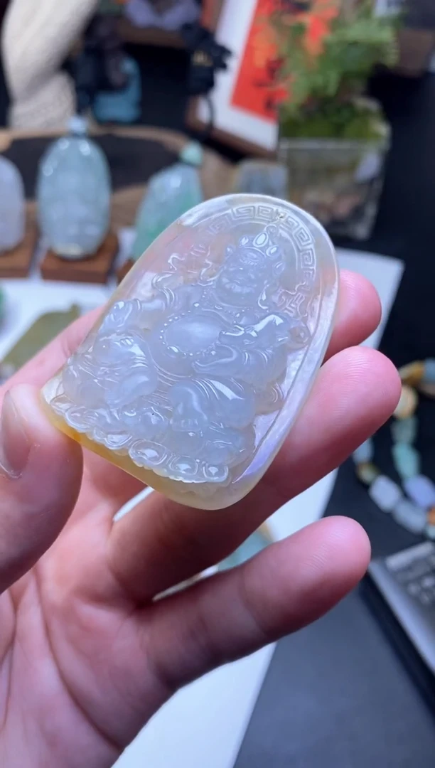【闪购商品】定制翡翠未镶嵌黄财