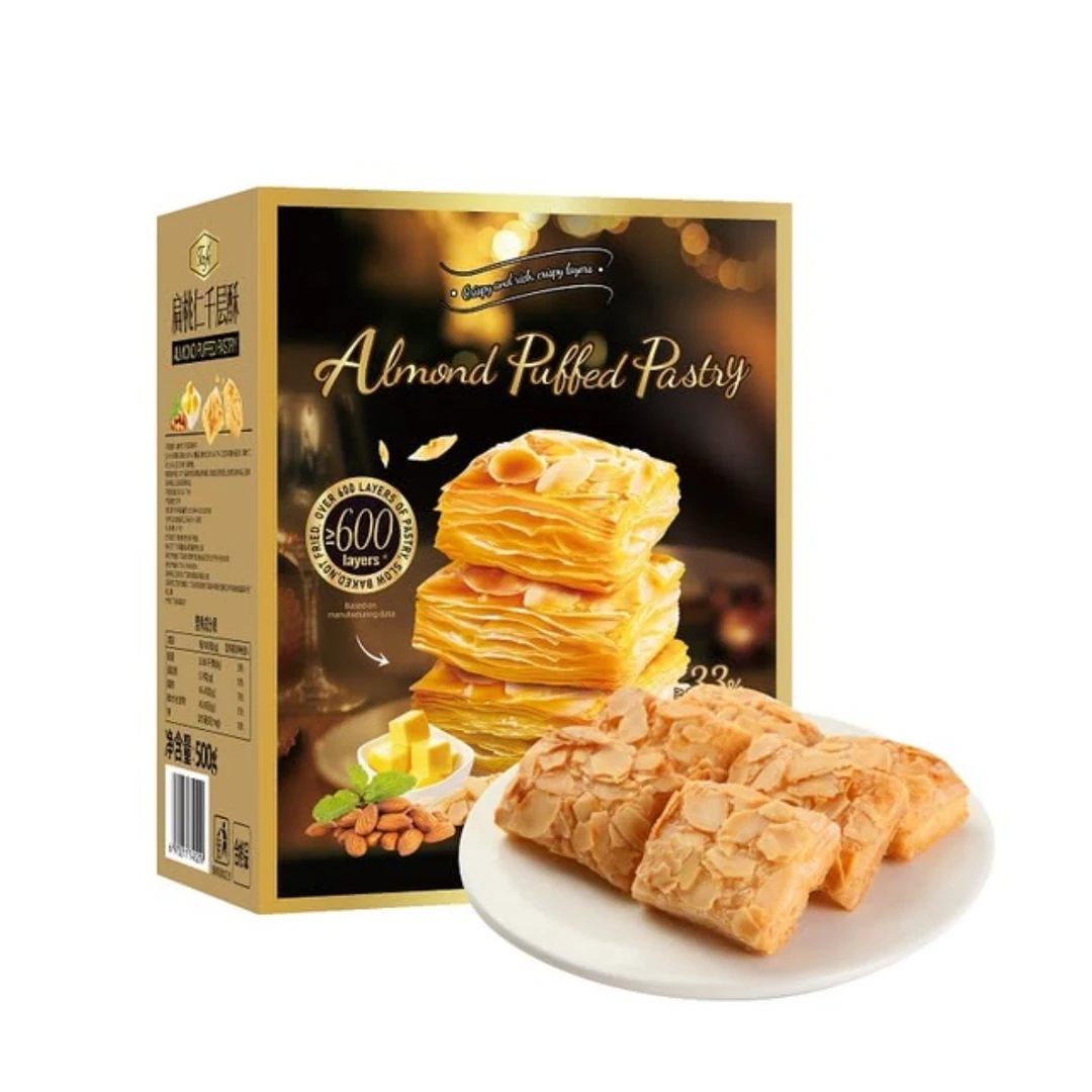 扁桃仁千层酥 500g