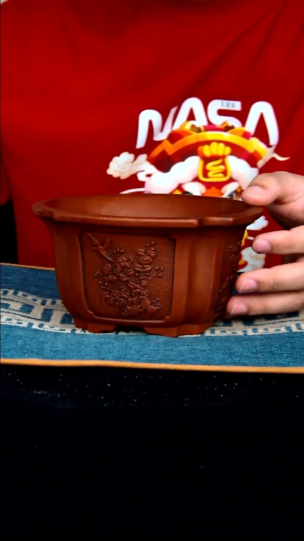 【闪购商品】紫砂花盆14*7.5内径尺寸