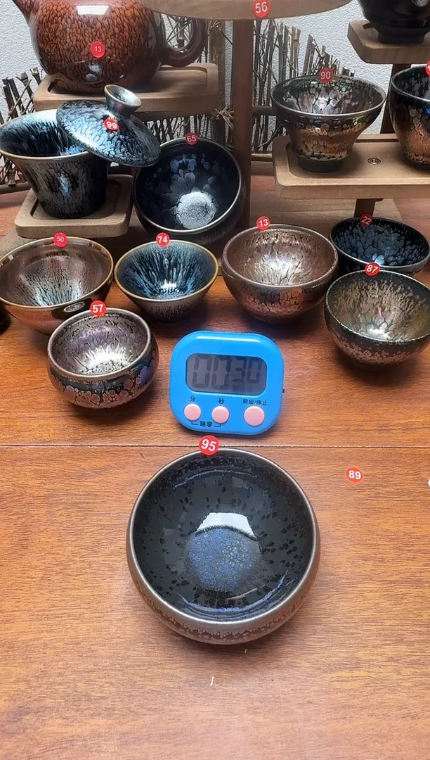 茶盏吾*95号建盏工匠茶器