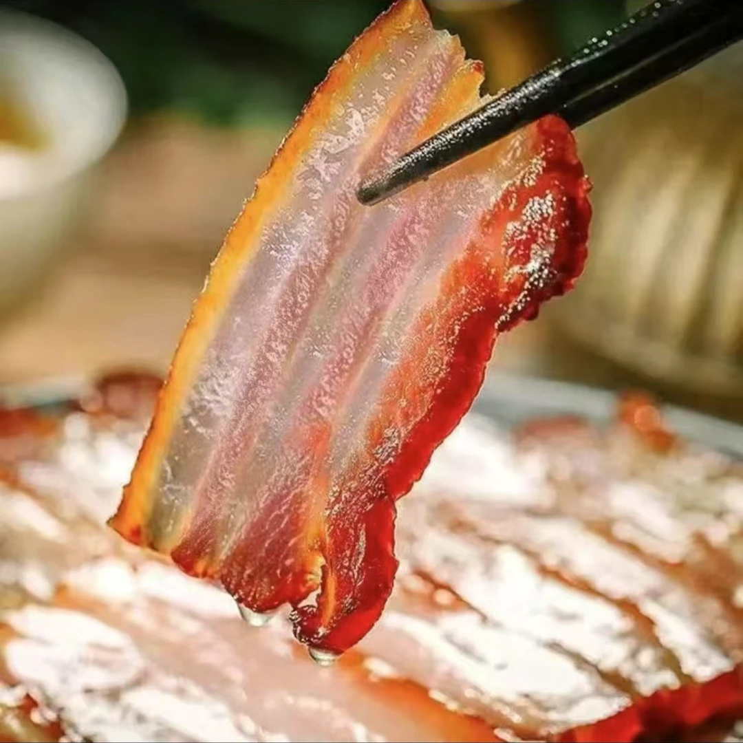 买二斤送三斤【共5斤】农家柴火烟熏腊肉手工制作真空包装