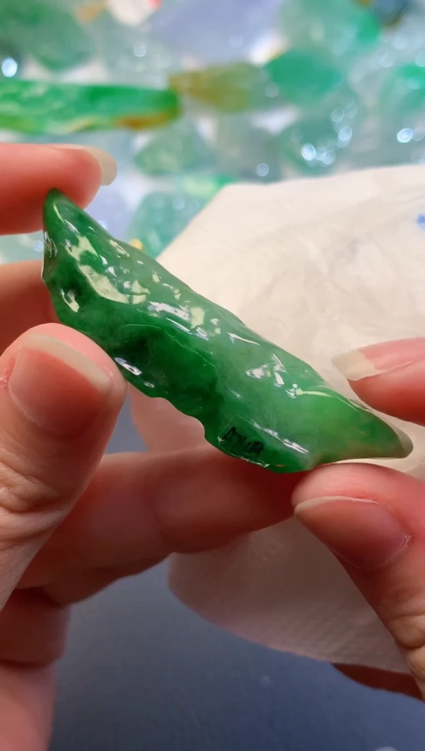 翡翠未镶嵌颈饰